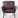 Closeup shot of a dark brown leather armchair Chair